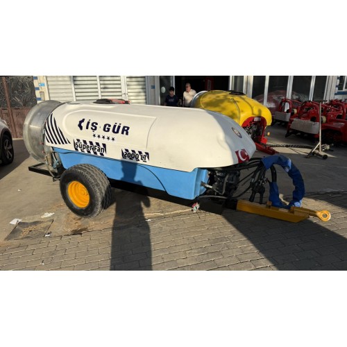 İkinci El İŞGÜR 2000 LT Püskürtme Makinesi | Çift Fanlı İtalyan Pompalı Turbo Atomizör