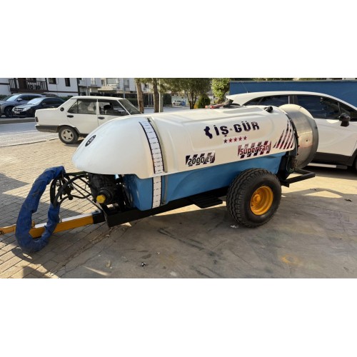 İkinci El İŞGÜR 2000 LT Püskürtme Makinesi | Çift Fanlı İtalyan Pompalı Turbo Atomizör