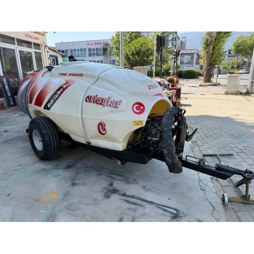 2. El Turbo Fanlı Zirai İlaçlama Makinası Ertanlar Carbon 2000 Litre 2022 Model