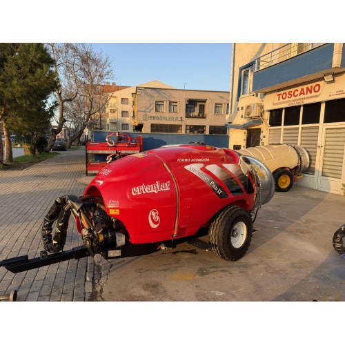 2.El Turbo İlaçlama Makinası Ertanlar Multi Jet Fan 2000 Litre