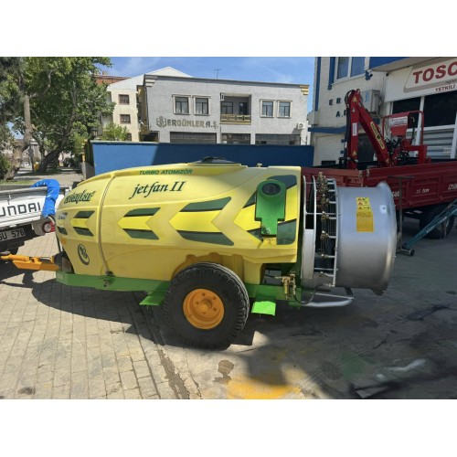 2.El Turbo İlaçlama Makinası 2000 litre  Ertanlar Jet fan 2