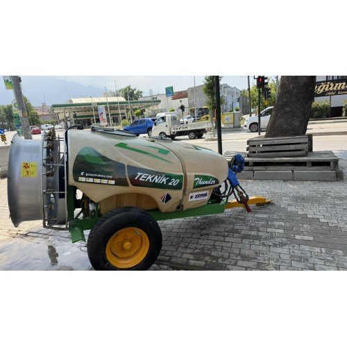 2.El Turbo İlaçlama Makinası Teknik 20 1200 Litre